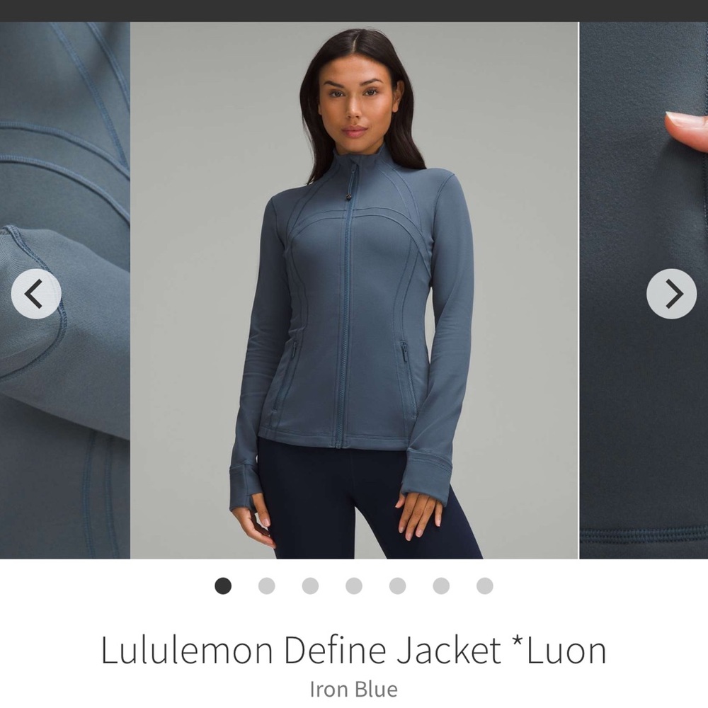 Lululemon Define Jacket Luon Iron Blue